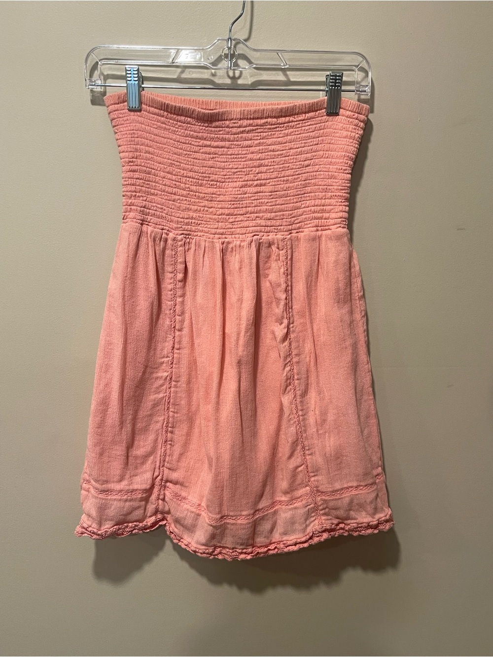Aerie baby pink mini dress/ beach cover up